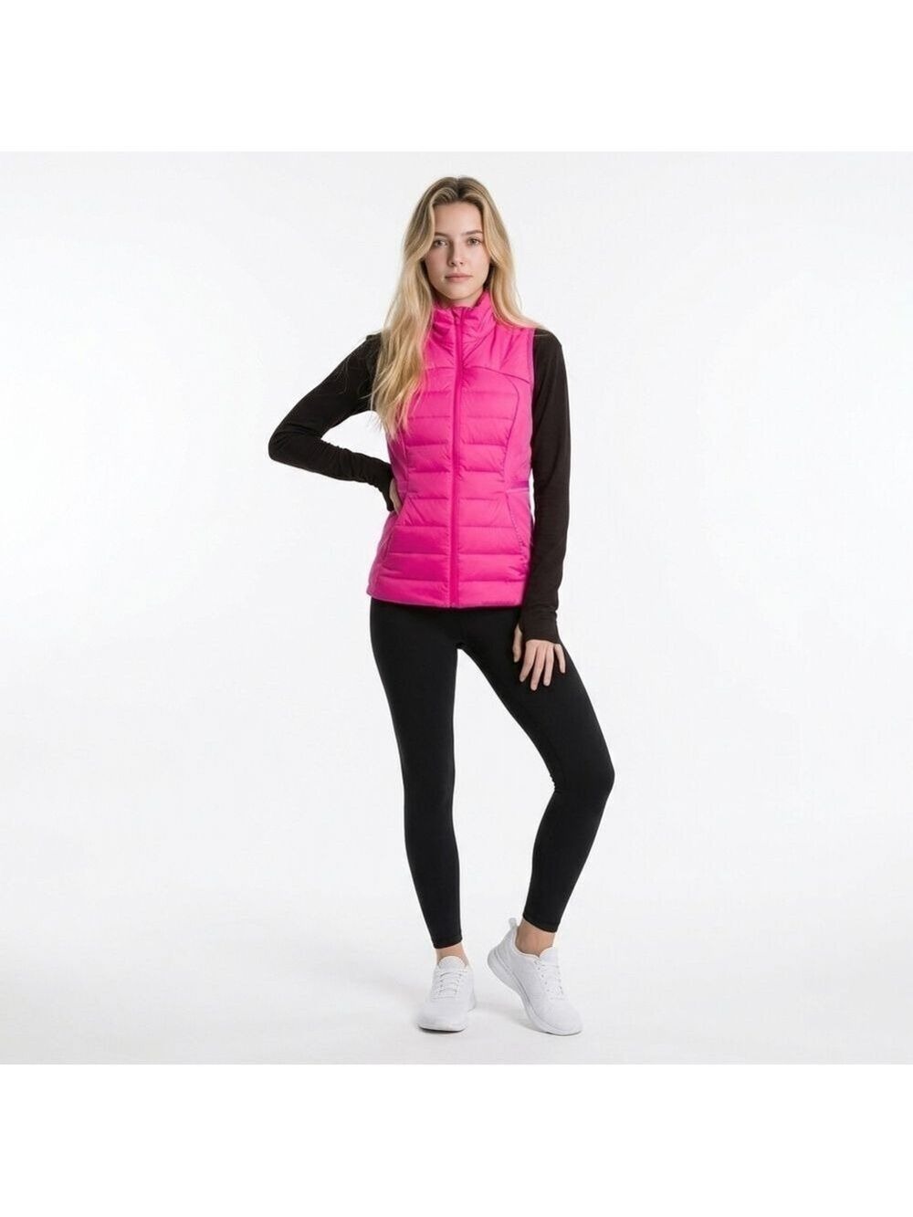 Lululemon Down for It All Vest Sonic Pink Size 2